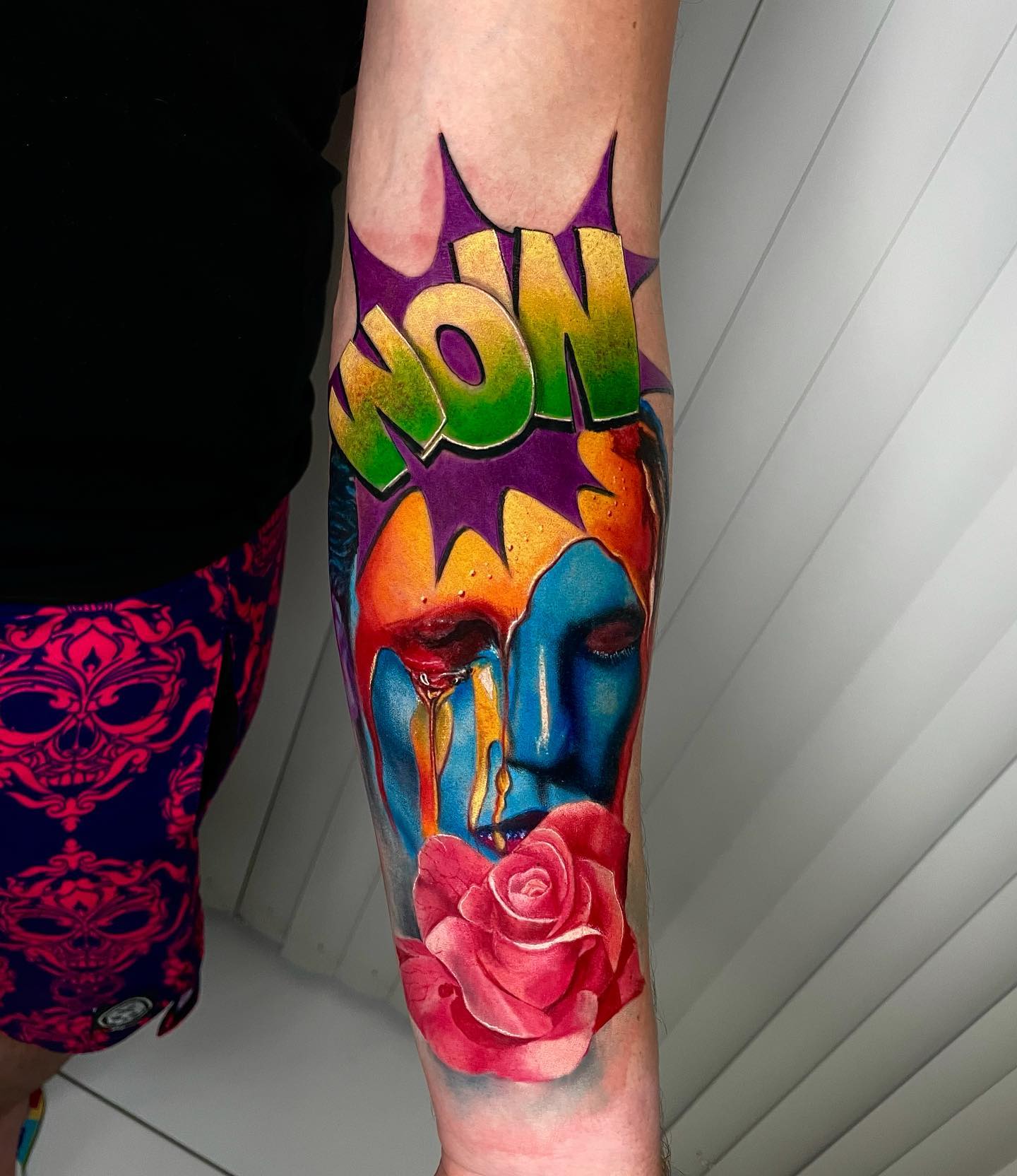 Tatuagem Realista Colorida Antebraço